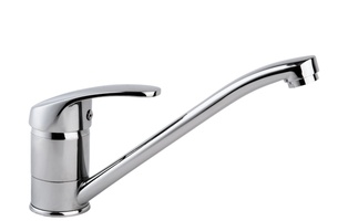 KITCHEN MIXER WITH ROTATING SPOUT LOGIC CHROME