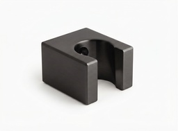 [4225NU] Metal SQUARE Wall support , MATT BLACK ,gr. 85 dim. 6x4,5x4,5