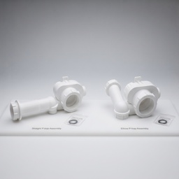 [16000000118] Concealed connector horizontal waste urinal