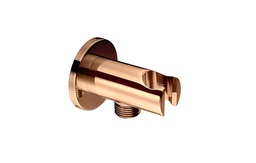 [2445410] WALL SUPPLY ELBOW ROUND PLUS ROSE GOLD