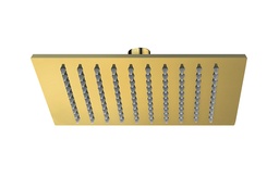 [2455590] SHOWER HEAD CARRE GOLD 250X250X7