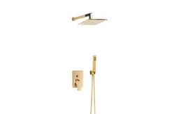 [2455790] SHOWER SET CARRE GOLD