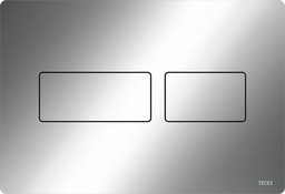 [9240431] TECESOLID STAINLESS STEEL TOILET FLUSH PLATE, BRIGHT CHROME FOR DUAL- FLUSH SYSTEM"