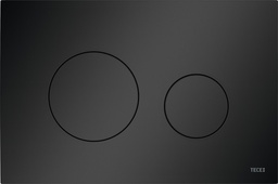 [9240925] TECELOOP TOILET FLUSH PLATE, ABS, FOR DUAL-FLUSH SYSTEM, MATTE BLACK"