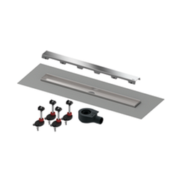 [15103090] TECElinus Shower Channel Set, Flat, 2-in-1 Cover
