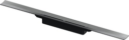 [670811] TECEdrainprofile Shower Profile, 800 mm, Stainless Steel, Polished Black Chrome